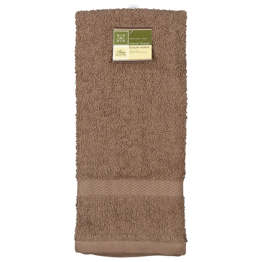 Home Collection Taupe Hand Towels, 15x25-in. (Pack of 24)