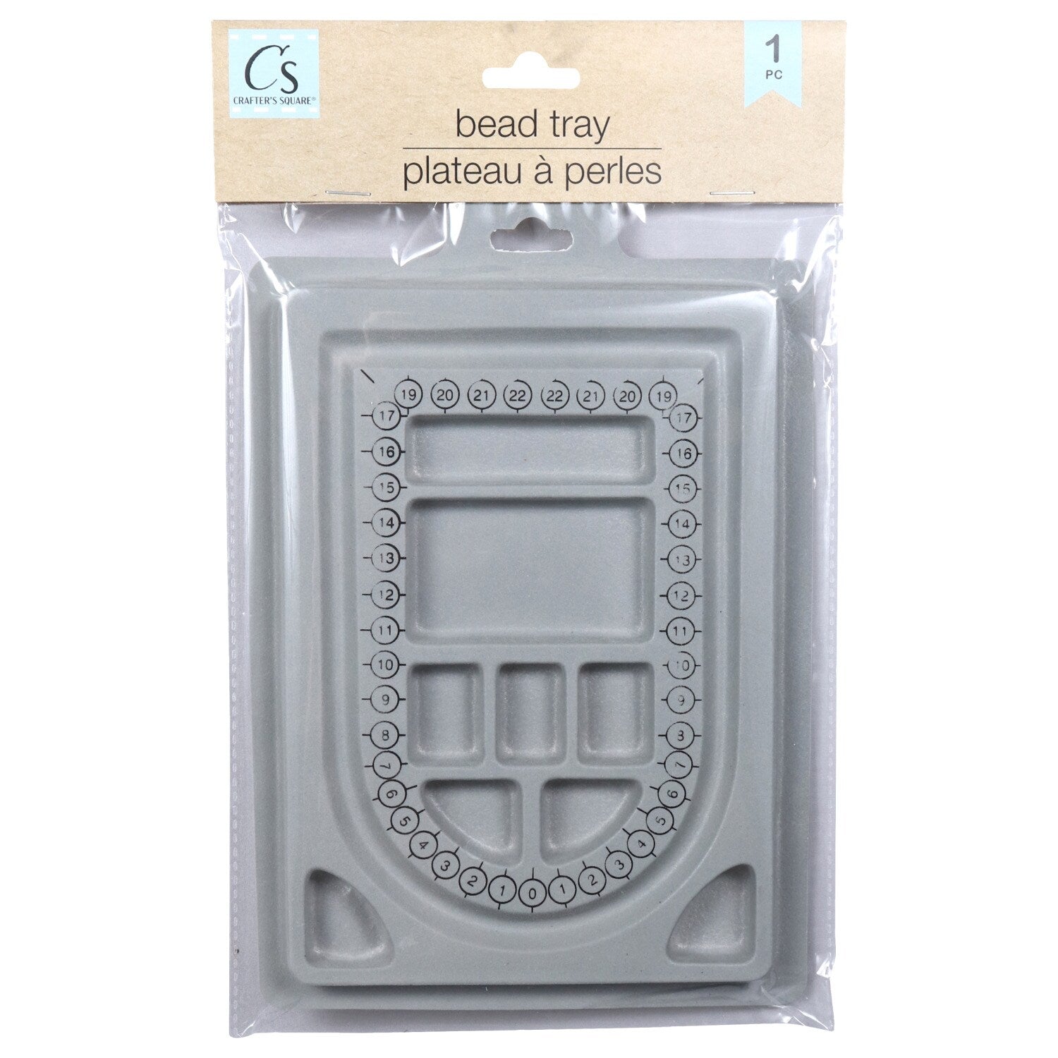 Crafter's Square Bead Tray, 10 x 7 in. (Pack of 4)