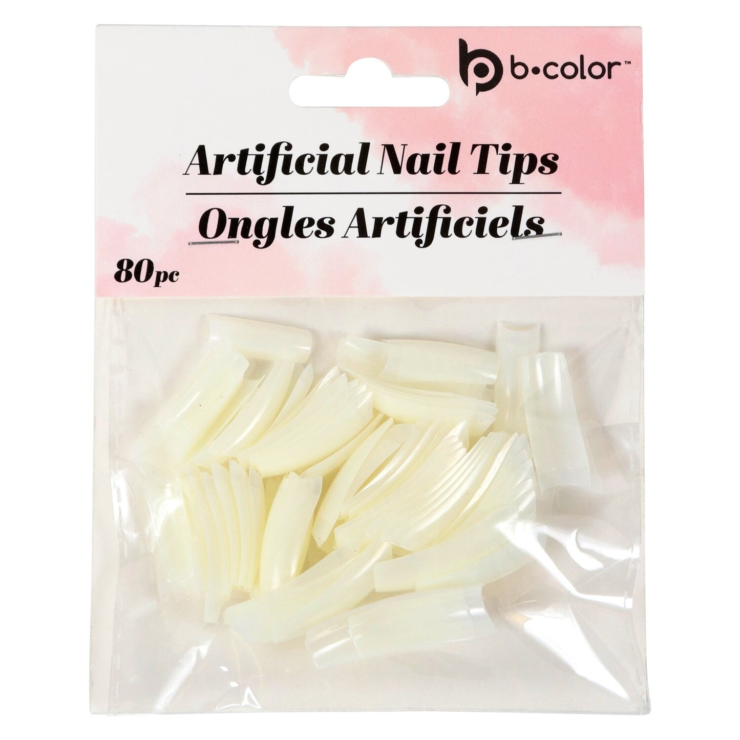 Packs of Sassy+Chic Artificial White Nail Tips, 80-ct. (Pack of 48)