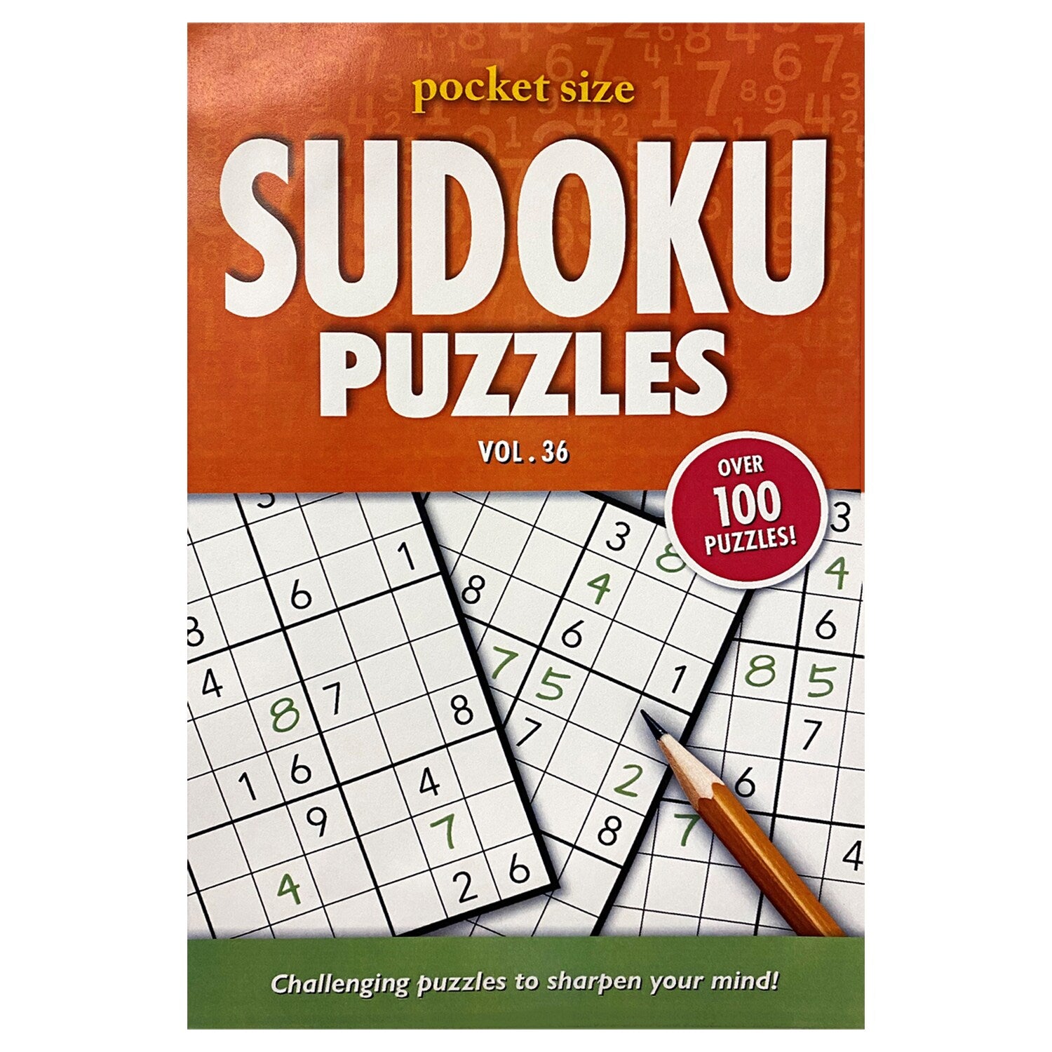 Papp Puzzles Pocket-Sized Sudoku Activity Books (Pack of 24)