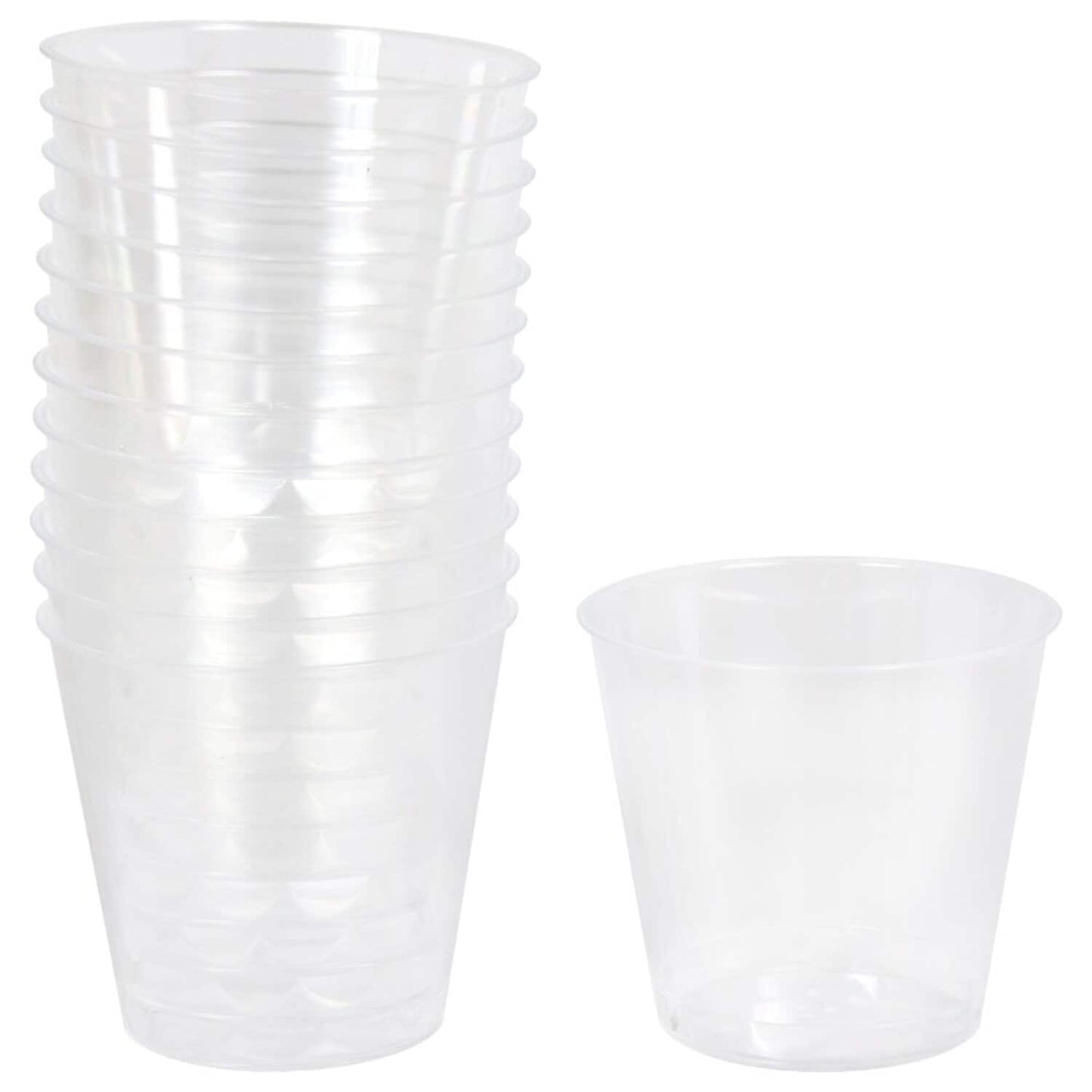Clear Plastic Shot Glasses, 24-ct. Packs (Pack of 4)
