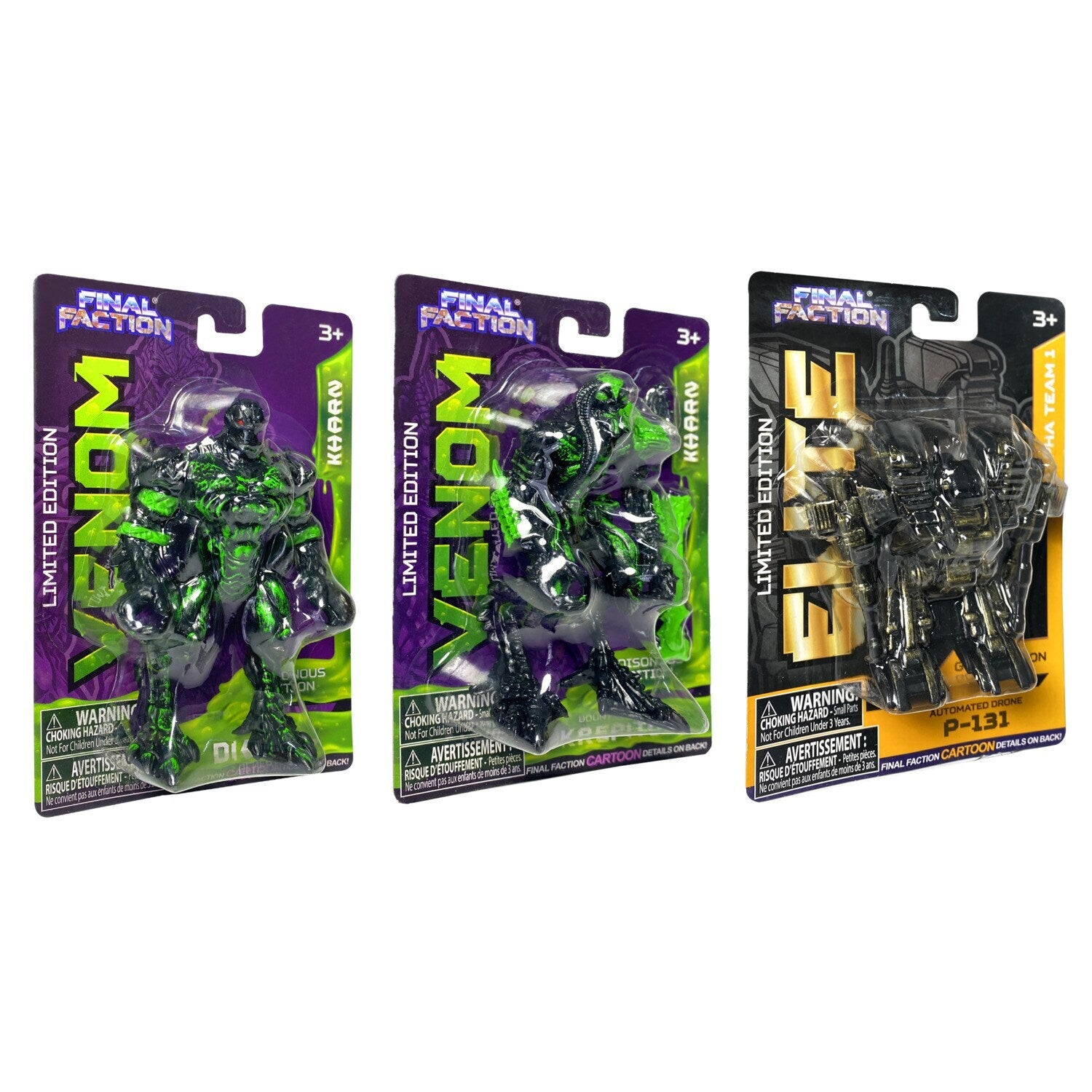 Final Faction Alpha Team 1 Series 3B Action Figures (Pack of 24)