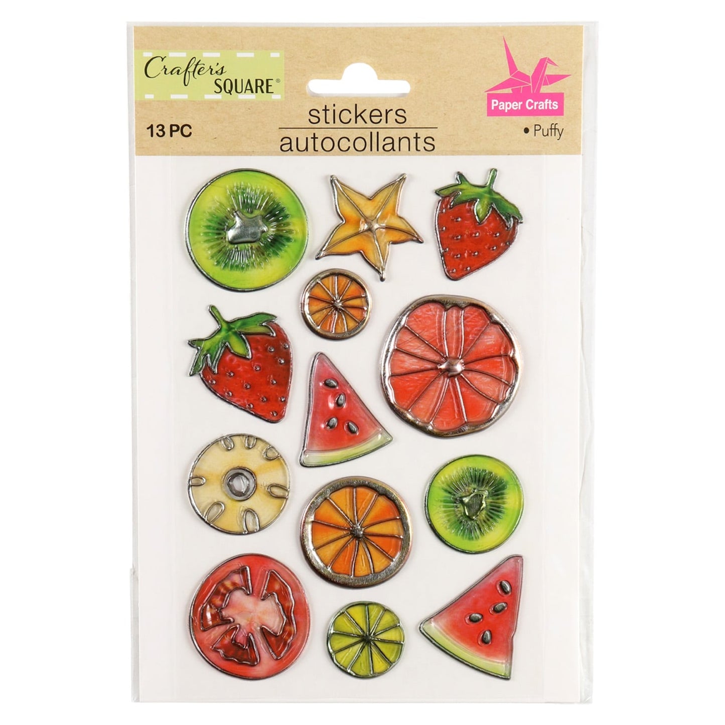 Crafter's Square Puffy Stickers, 15-ct. Packs (Pack of 36)