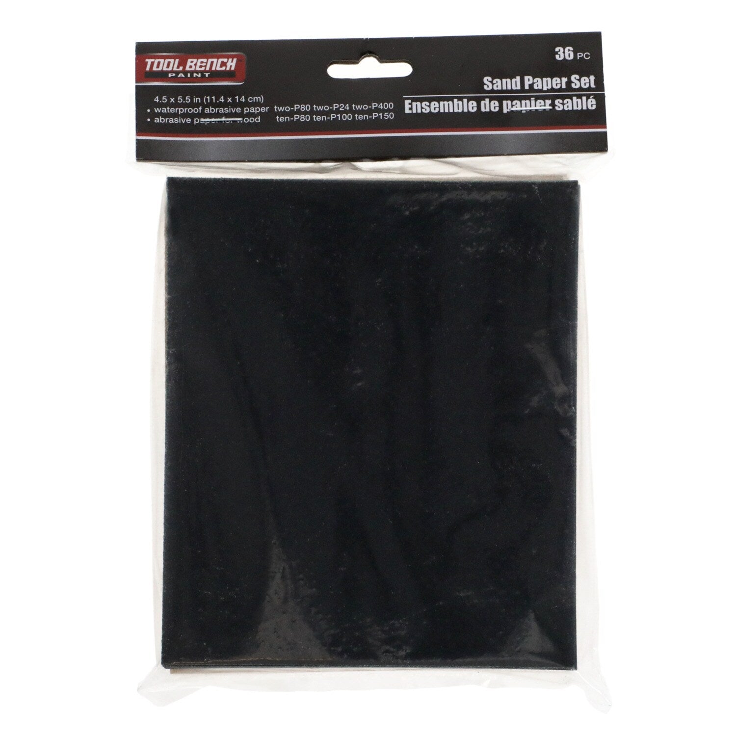 Tool Bench Hardware Sandpaper, 36-ct. Packs (Pack of 24)