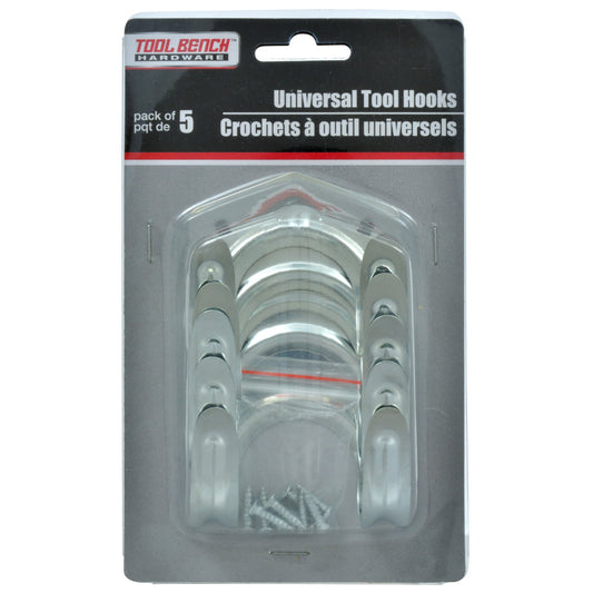 Tool Bench Hardware Universal Tool Hooks, 5-ct. Packs (Pack of 24)