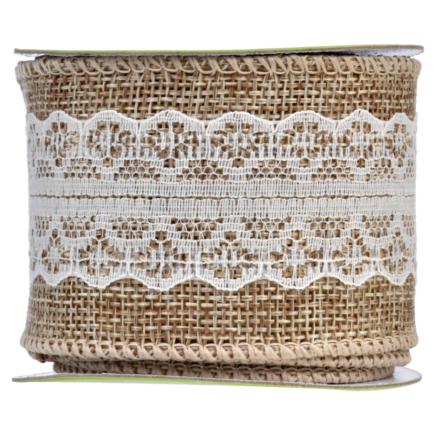 Floral Garden Lacey Burlap Ribbon, 3-yd. Rolls (Pack of 5)
