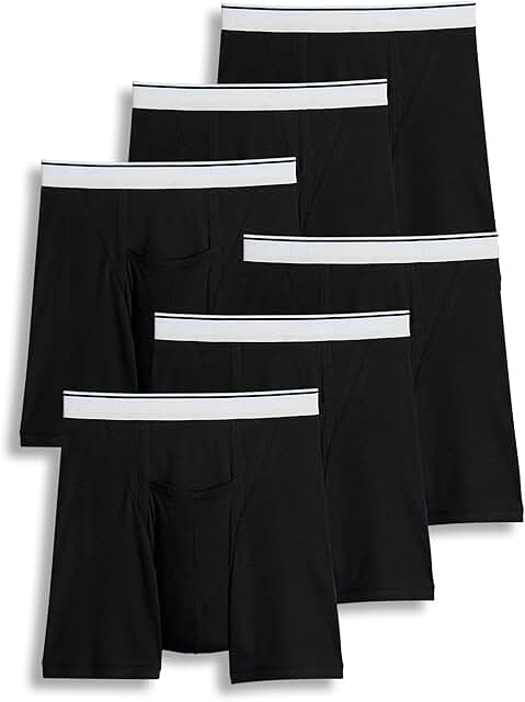 Men's 5-inch Boxer Briefs, 6 Pack