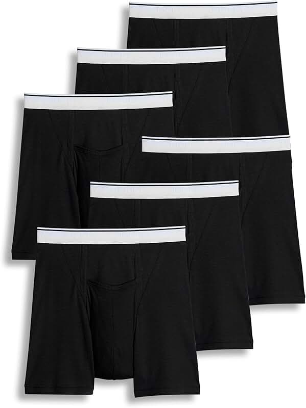 Men's 5-inch Boxer Briefs, 6 Pack