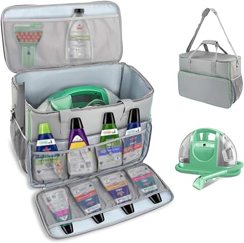 Large Grey Carry Bag for Carpet Cleaner and Accessories