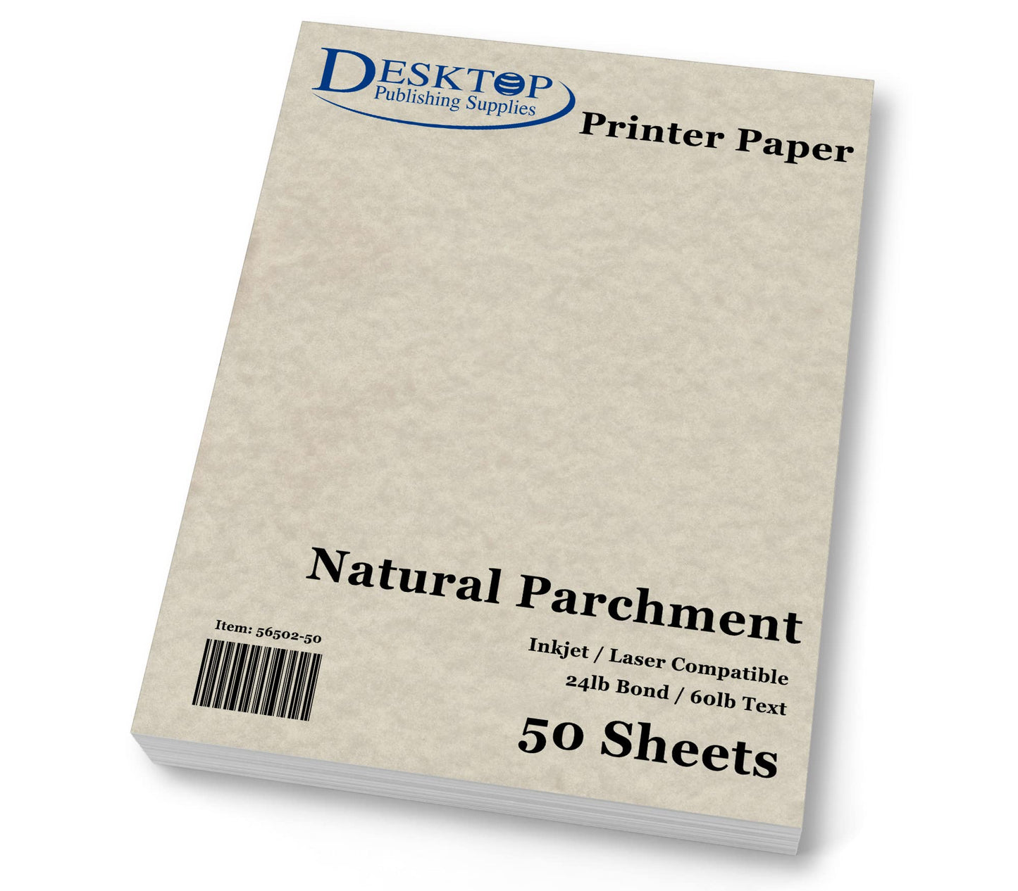 Natural Parchment Paper, 50 Sheets