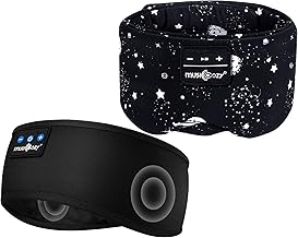 Wireless Sleep Mask with Headphones and Adjustable Band