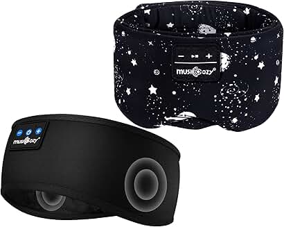 Wireless Sleep Mask with Headphones and Adjustable Band