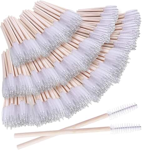 500 Disposable Eyelash and Eyebrow Brushes Kit