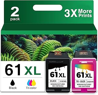 Black and Color Ink Cartridge Set for Printer