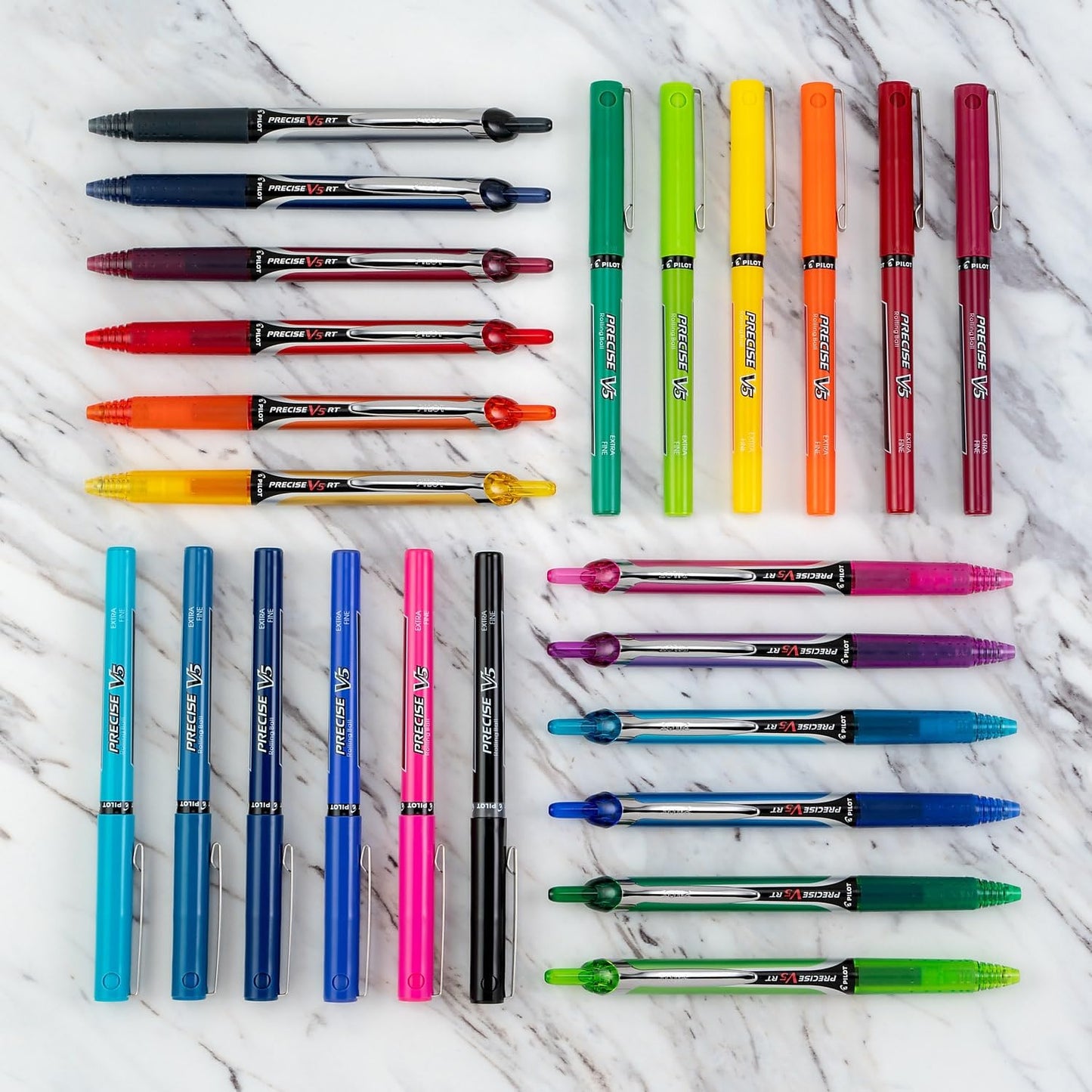 Green Ink Extra Fine Point Ball Pens, Dozen