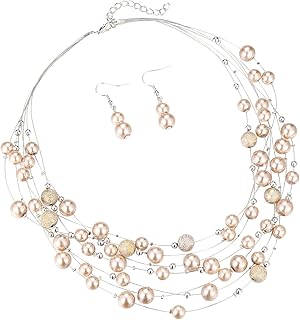 Multi-strand Pearl Necklace for Women