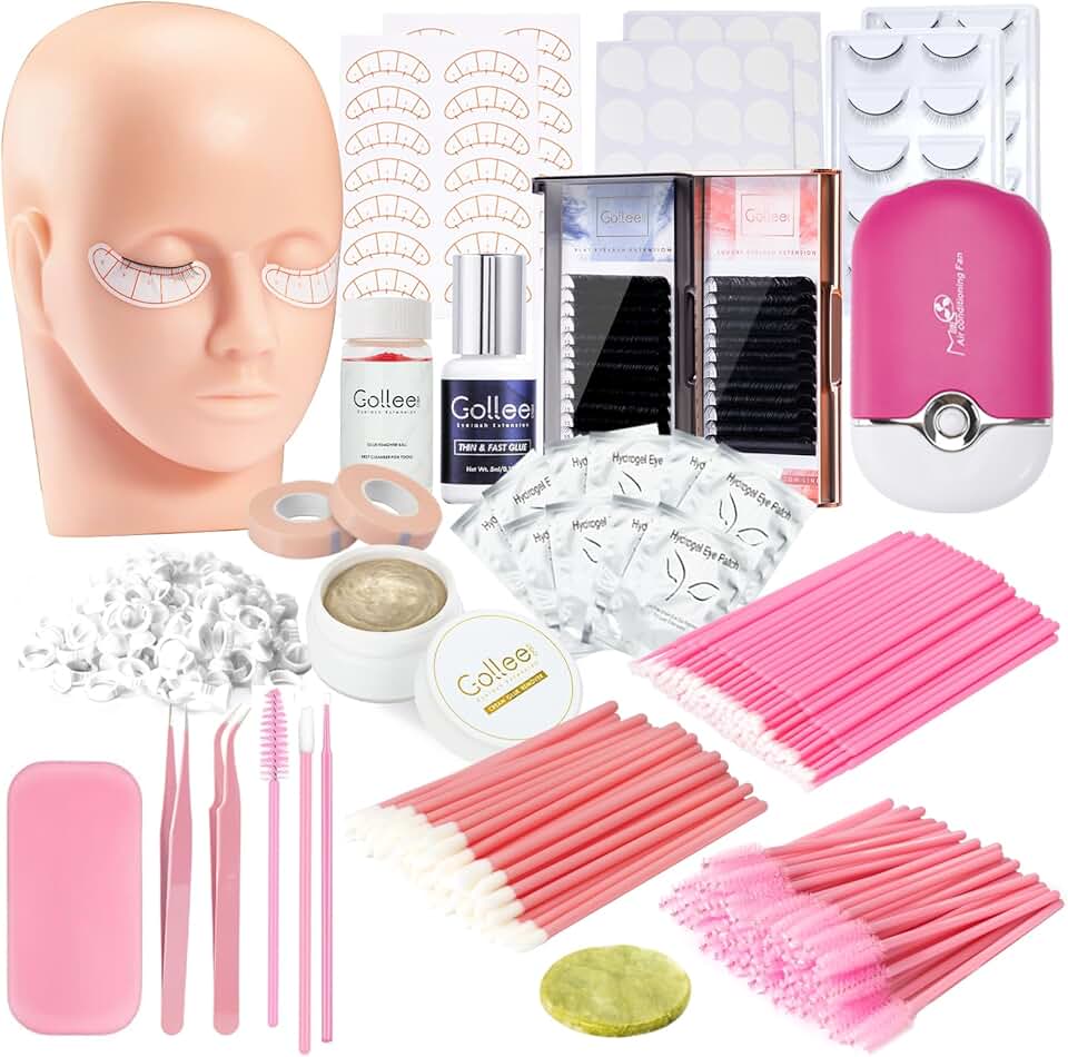 Eyelash Extension Practice Kit for Beginners