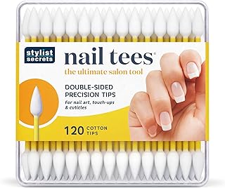 120 Cotton Nail Tips for Precise Touch-Ups