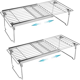 Adjustable Heavy Duty Shelf Organizer, 2 Pieces