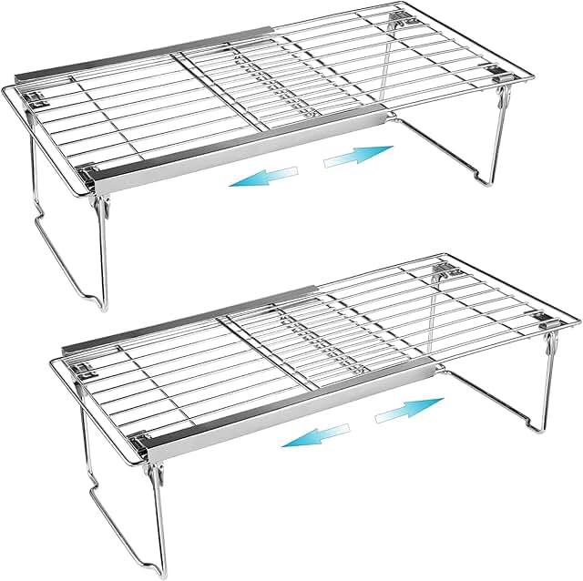 Adjustable Heavy Duty Shelf Organizer, 2 Pieces