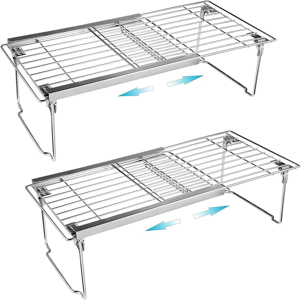 Adjustable Heavy Duty Shelf Organizer, 2 Pieces