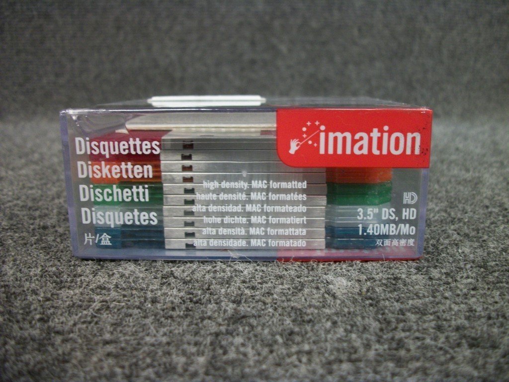 3.5 DS-HD MAC Formatted Floppy Disks (1 Pack)