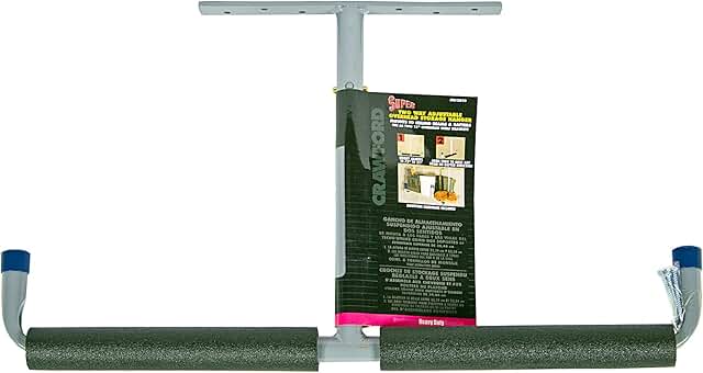 Large grey two-way adjustable overhead storage hanger