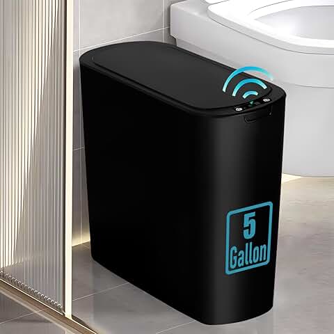 5 Gallon Motion Sensor Trash Can with Lid