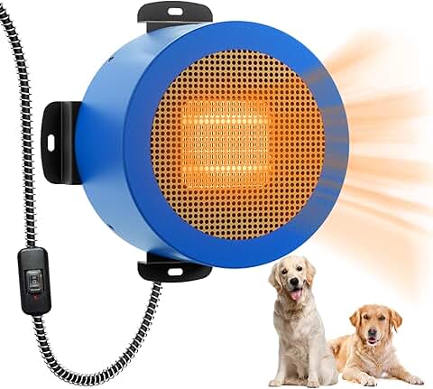 Wall-Mount Dog and Cat Heater with Overheat Protection