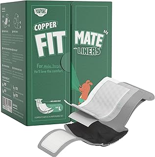 Copper Fit Male Dog Belly Band Kit with Liners