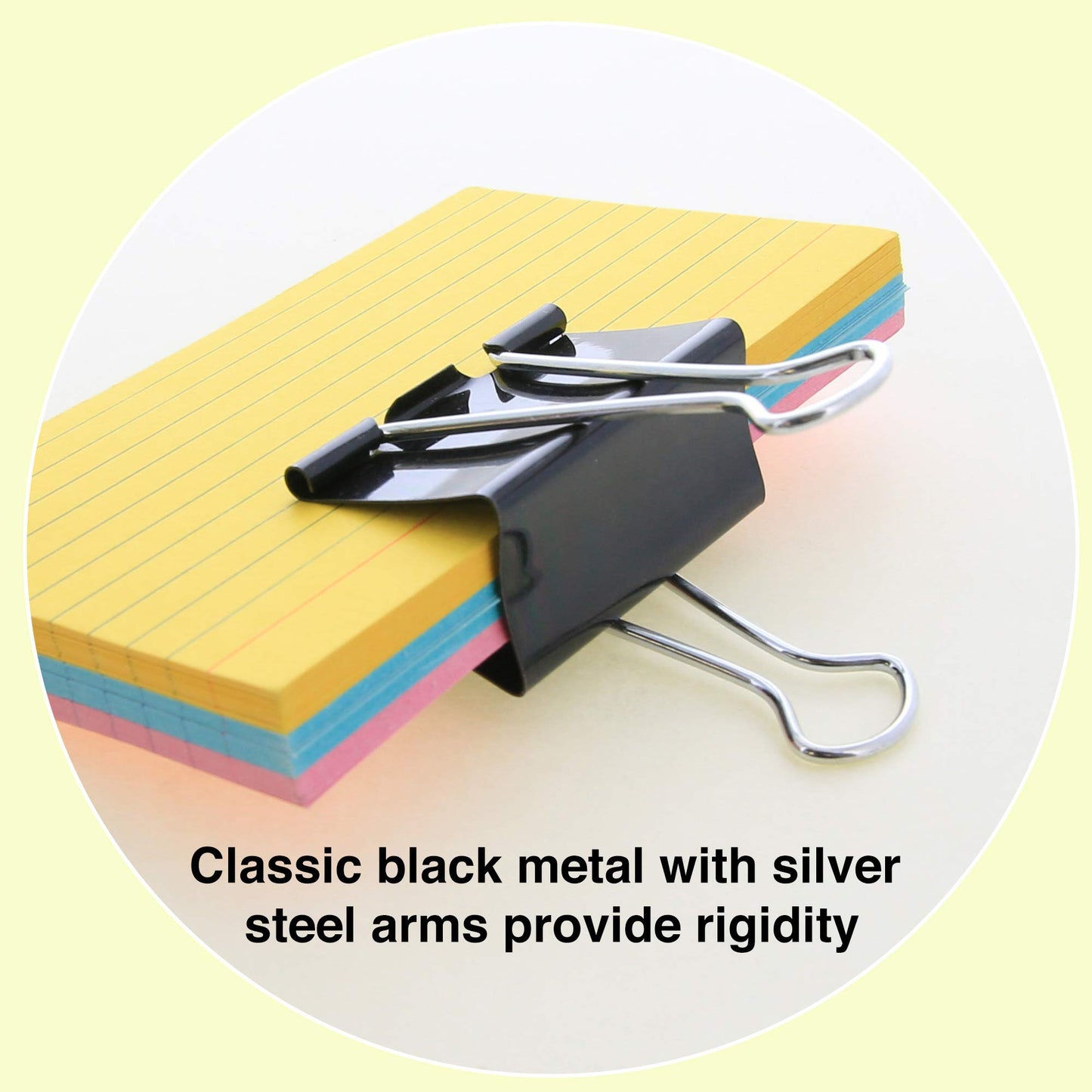 Large 2-Inch Black Binder Clip