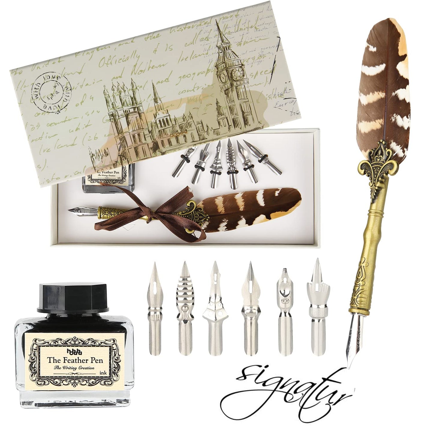 Pen and Ink Set with Nibs for Beginners
