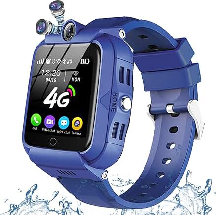 Kids Smart Watch with GPS, Calls, Video Chat, and Pedometer