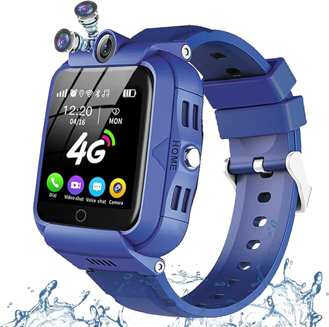 Kids Smart Watch with GPS, Calls, Video Chat, and Pedometer
