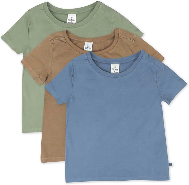 Three Short Sleeve Pocket T-Shirts in Cornflower Wash
