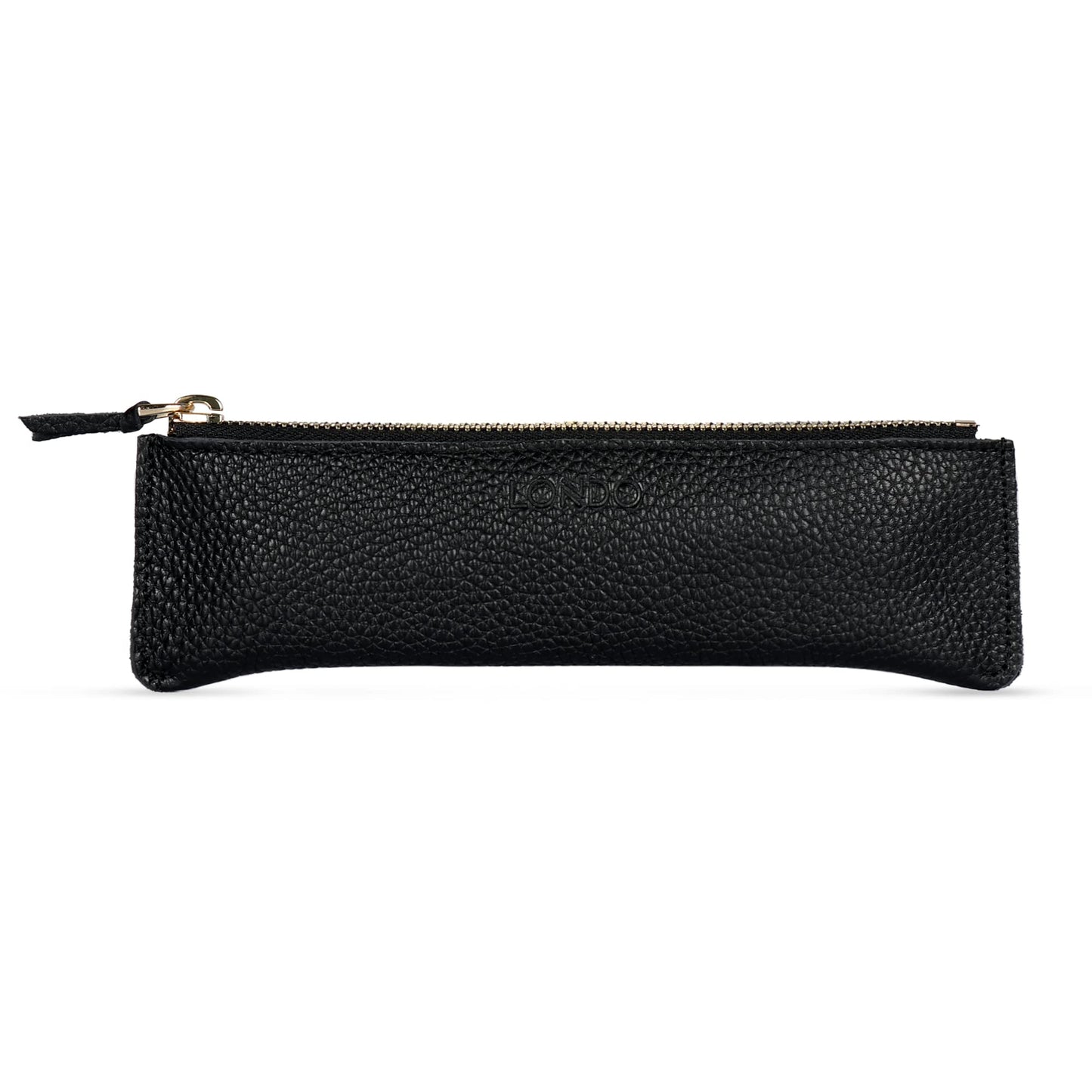 Leather Zippered Pen and Pencil Case