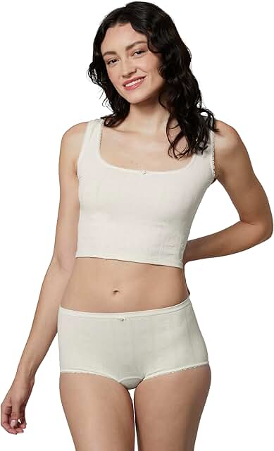 Women's Seamless Pointelle Boy Short Panties