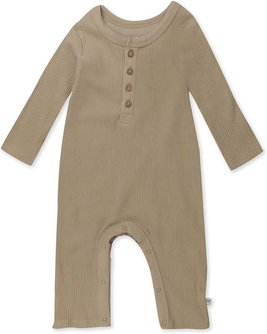 Unisex Baby Ribbed Organic Cotton Romper