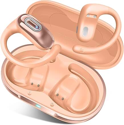 Open Ear Bluetooth Earbuds with 50H Battery and Waterproof Design