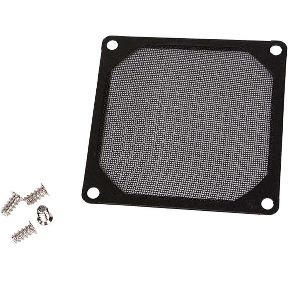 Black 80mm x 80mm PC Fan Filter Mesh