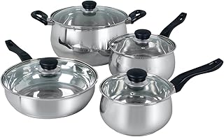 8-Piece Stainless Steel Cookware Set