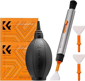 6-in-1 Camera Cleaning Kit with Vacuum Cloth and Tools