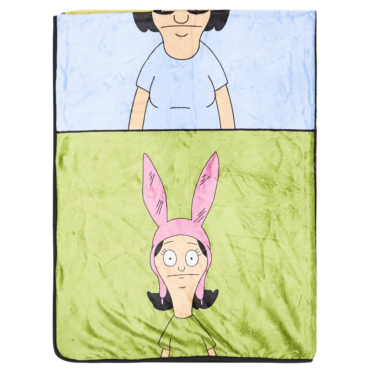 Fleece Throw Blanket  Bob, Tina  Louise Belcher Throw Blanket(Group Panel)