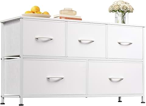5-Drawer Fabric Dresser for Bedroom and Living Room