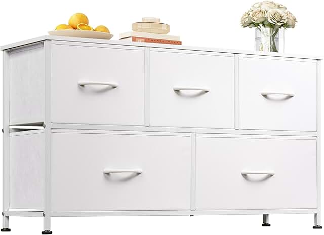 5-Drawer Fabric Dresser for Bedroom and Living Room