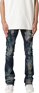 Men's Slim Fit Stacked Denim Pants