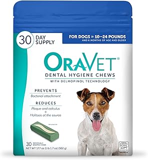 Dental Chews for Small Dogs, 30 Count