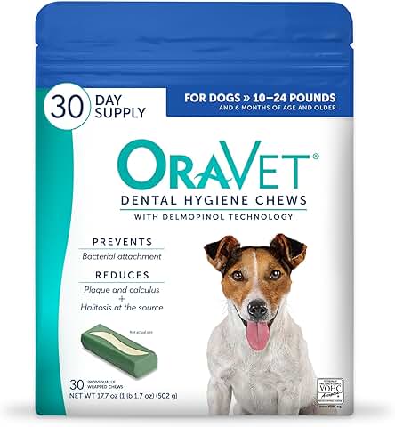 Dental Chews for Small Dogs, 30 Count