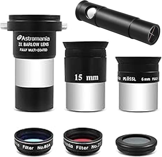 Metal Collimating Cheshire Eyepiece for Newtonian Telescopes