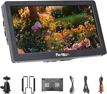 7-inch High Brightness Camera Monitor with Shortcut Keys